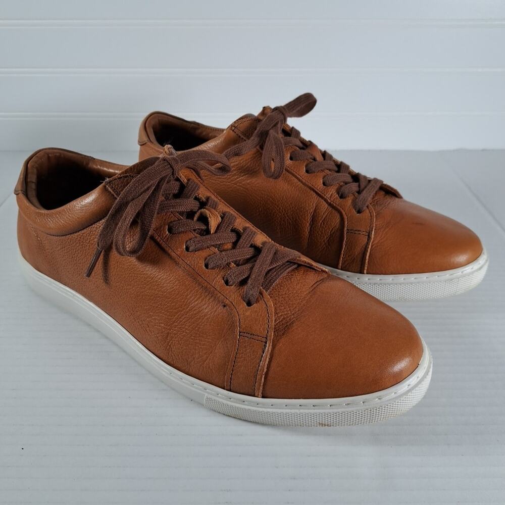 Allen Edmonds Courtside Dress Sneakers Mens 11.5 E 11.5 Wide Walnut Brown Shoes